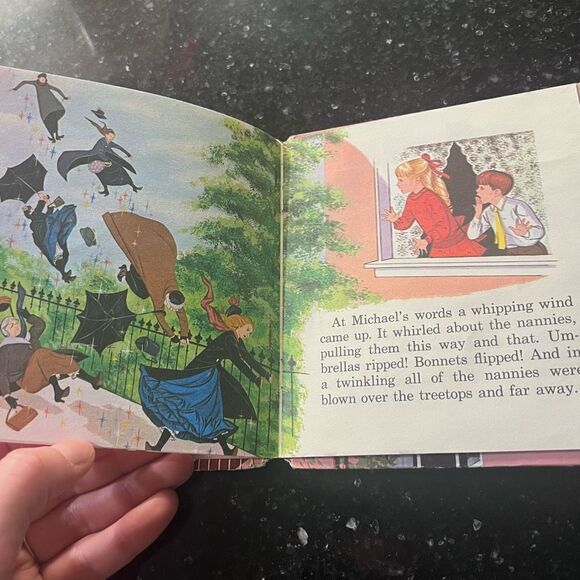 Walt Disney’s Mary Poppins Vintage kids picture book .25 cent Whitman book - Picture 5 of 7